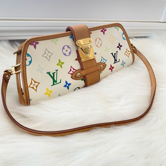 ❤️ SOLD‼️ Louis Vuitton Shirley Monogram White Multicolor - Picture 15 of 17